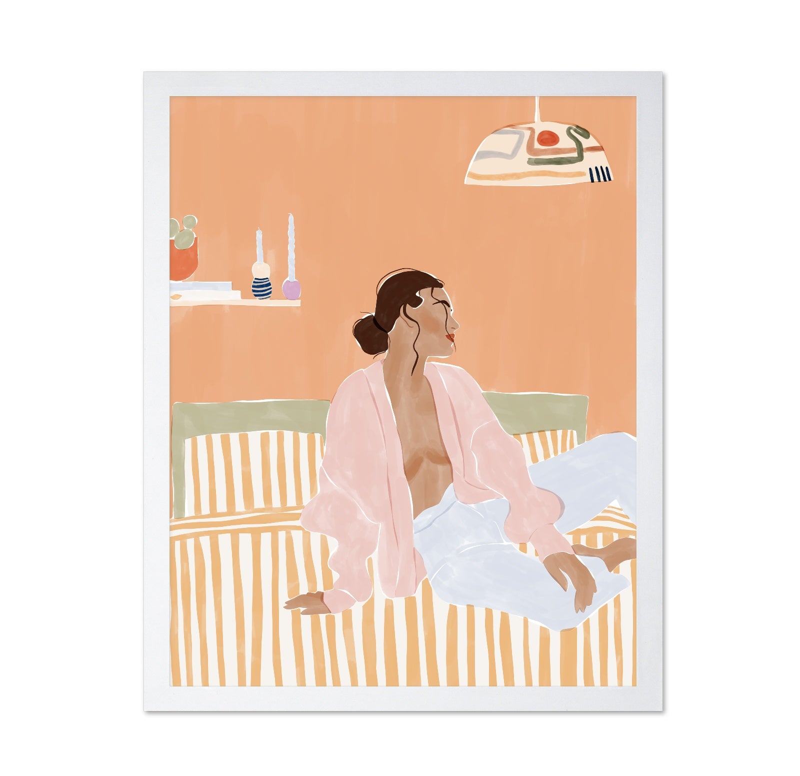 Cozy Sofa Woman