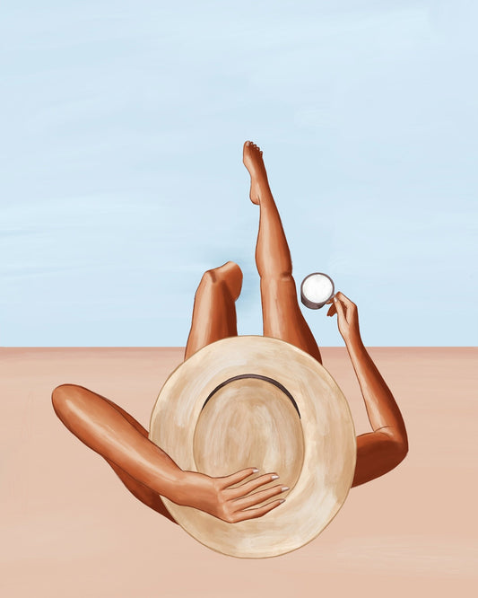 Relaxed Beach Moment