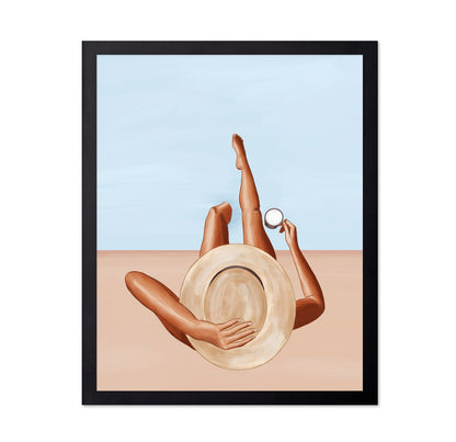 Relaxed Beach Moment