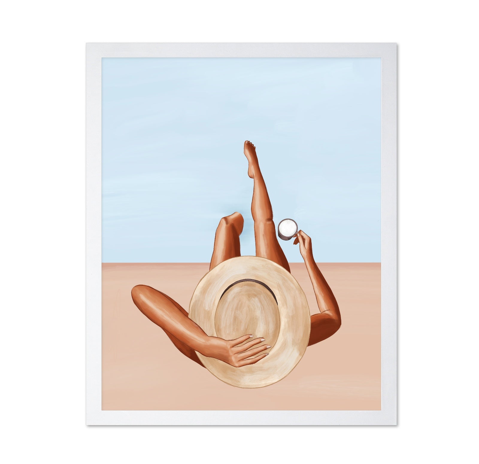 Relaxed Beach Moment