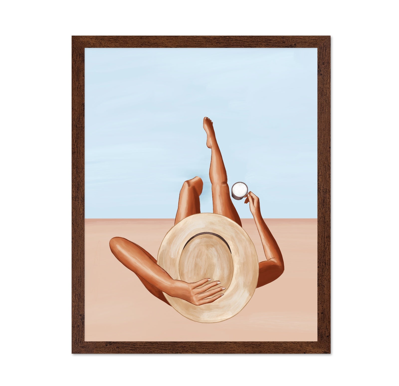 Relaxed Beach Moment