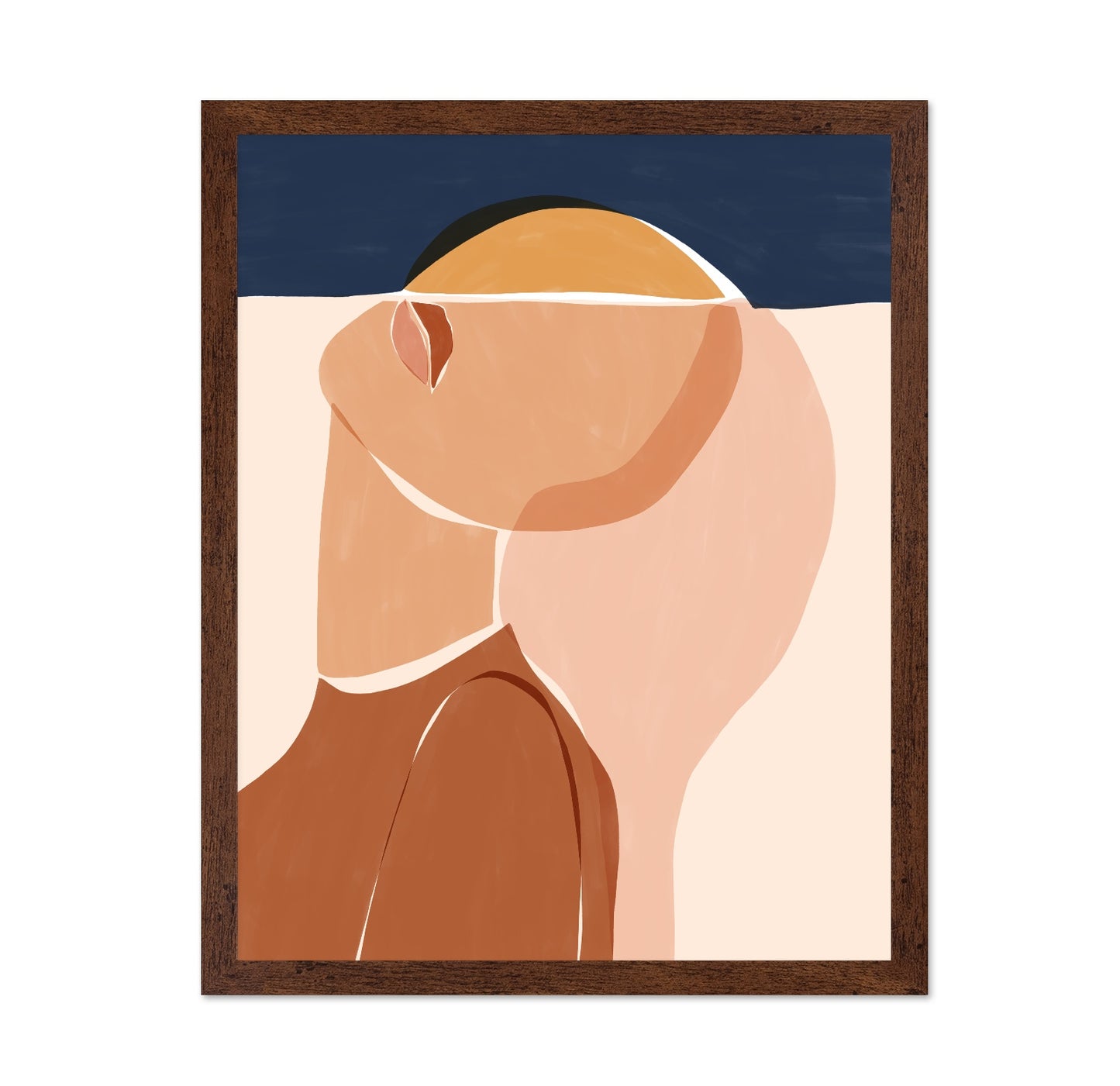 Abstract Face Profile