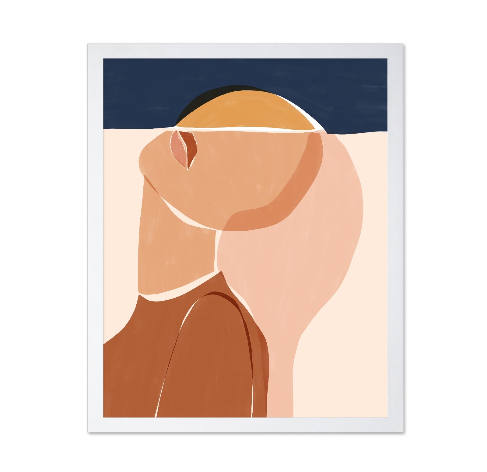 Abstract Face Profile