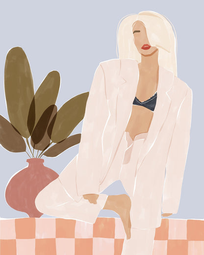 Chic Lounge Woman