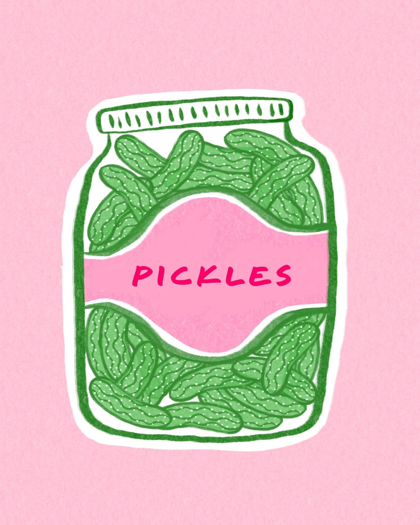 Pickle Jar Art