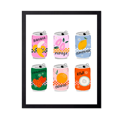 Fruit Soda Cans