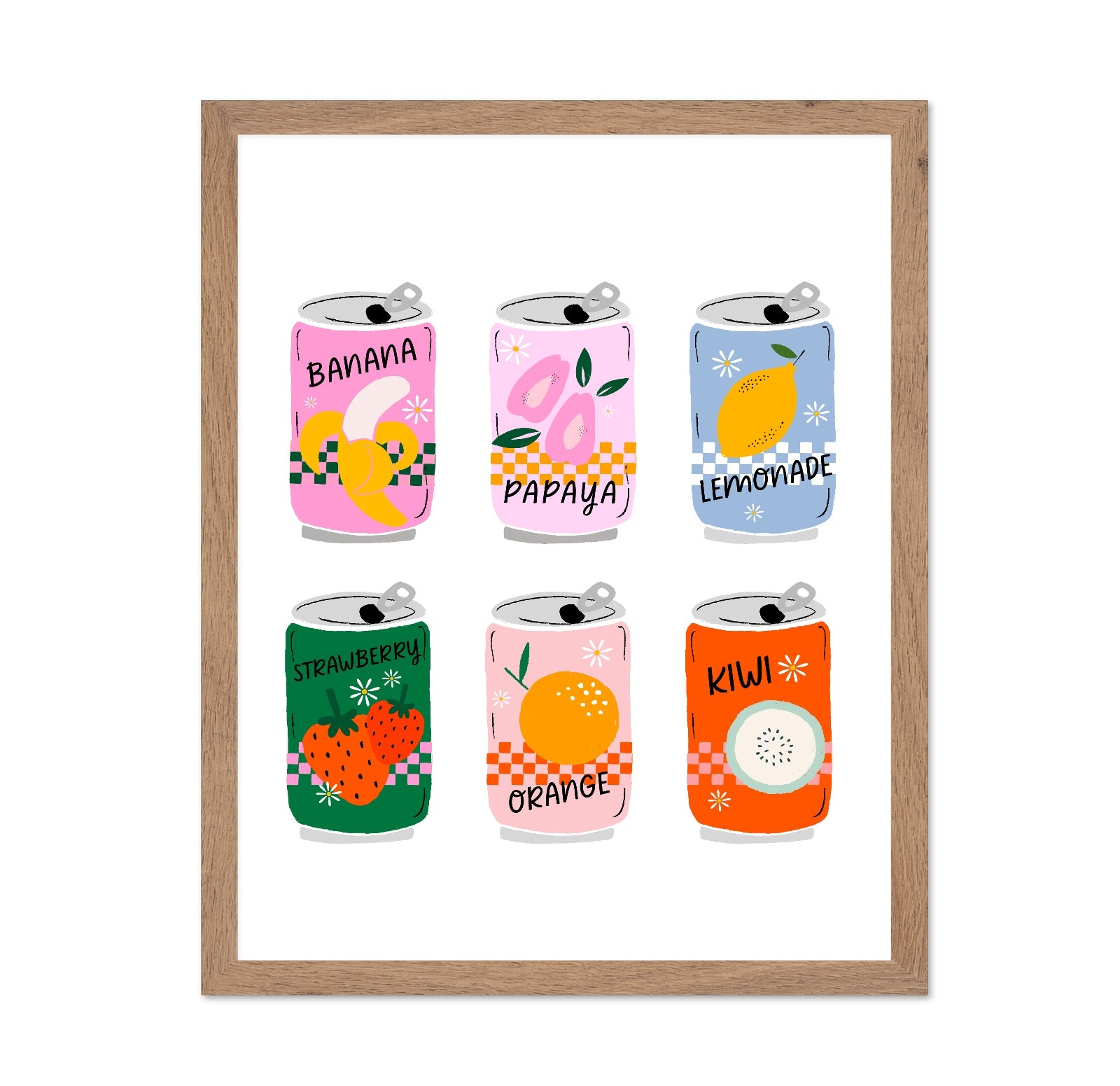 Fruit Soda Cans