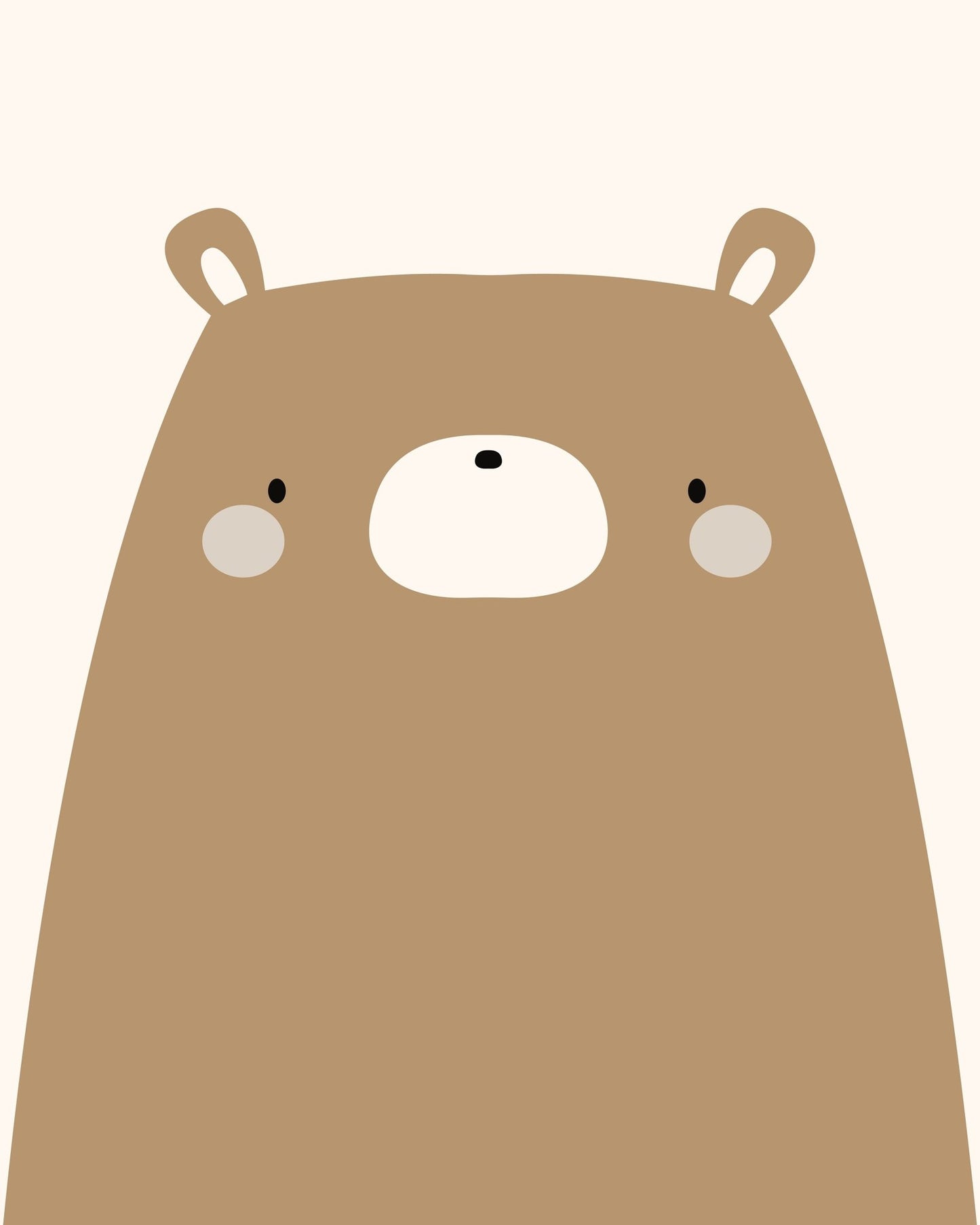 Cute Bear Face