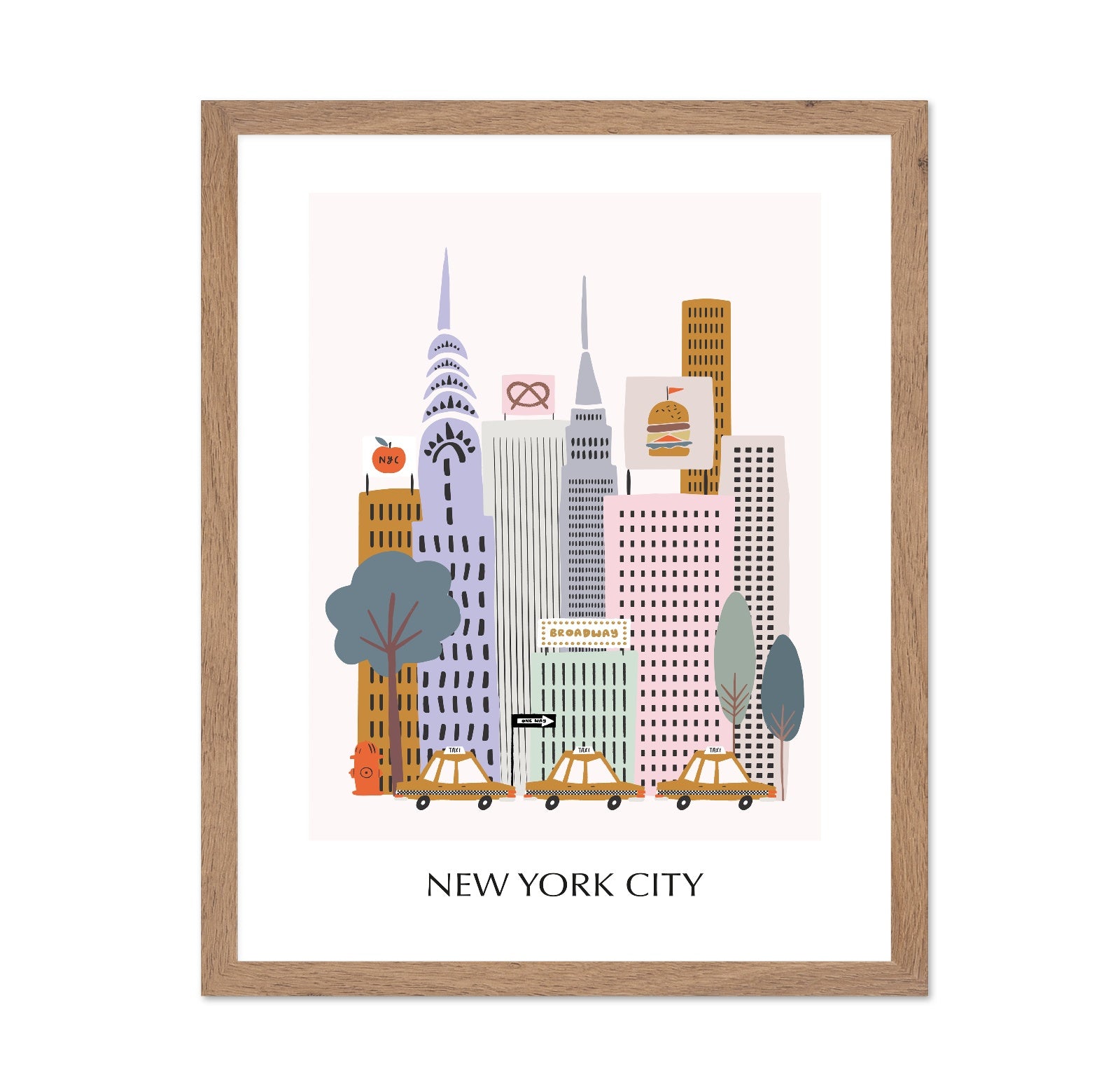 NYC Skyline Illustration No2