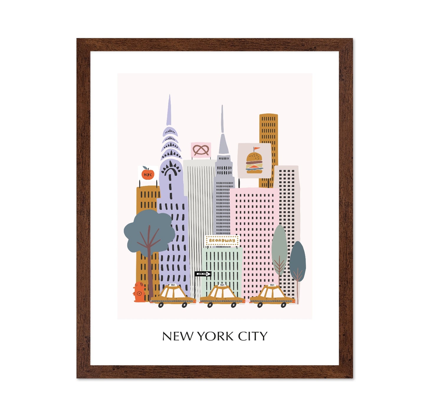 NYC Skyline Illustration No2