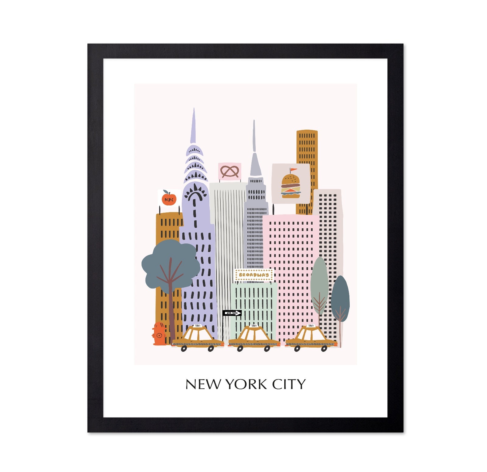 NYC Skyline Illustration No2