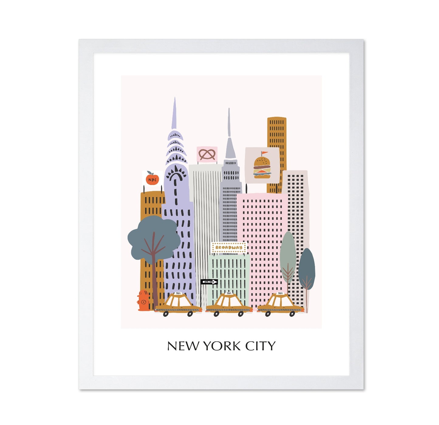 NYC Skyline Illustration No2