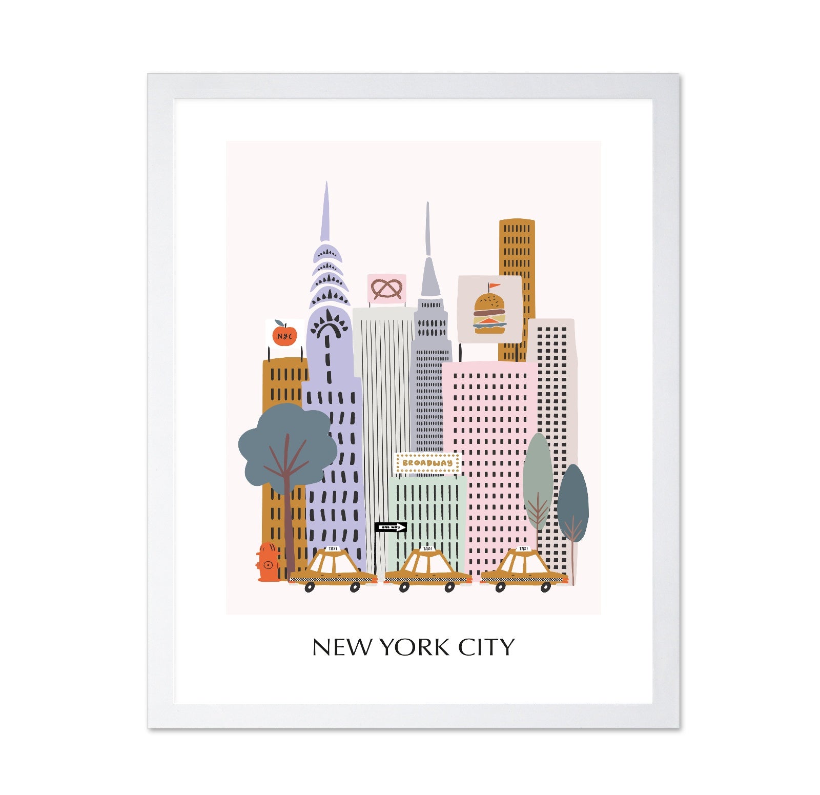 NYC Skyline Illustration No2
