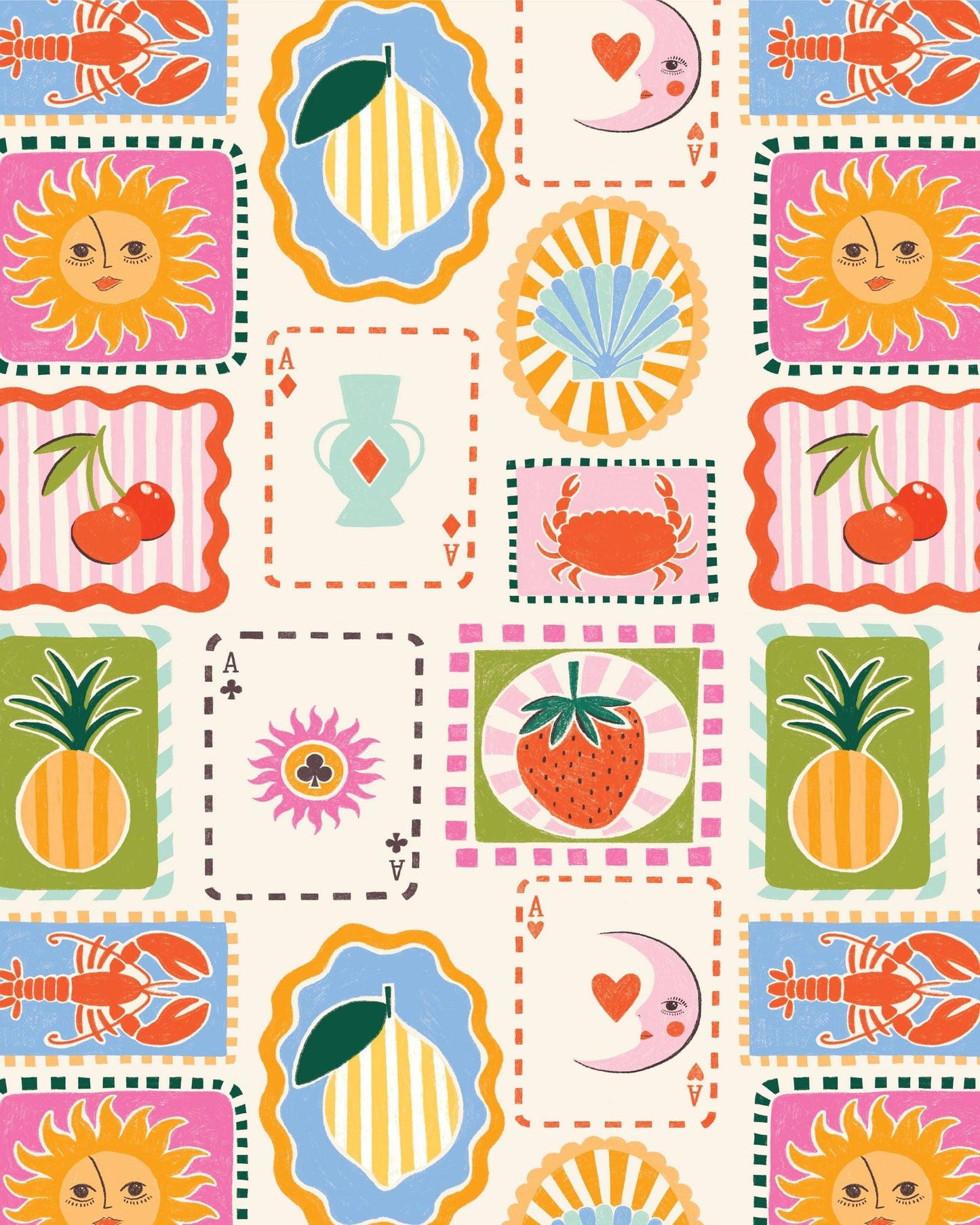 Coastal Icon Pattern
