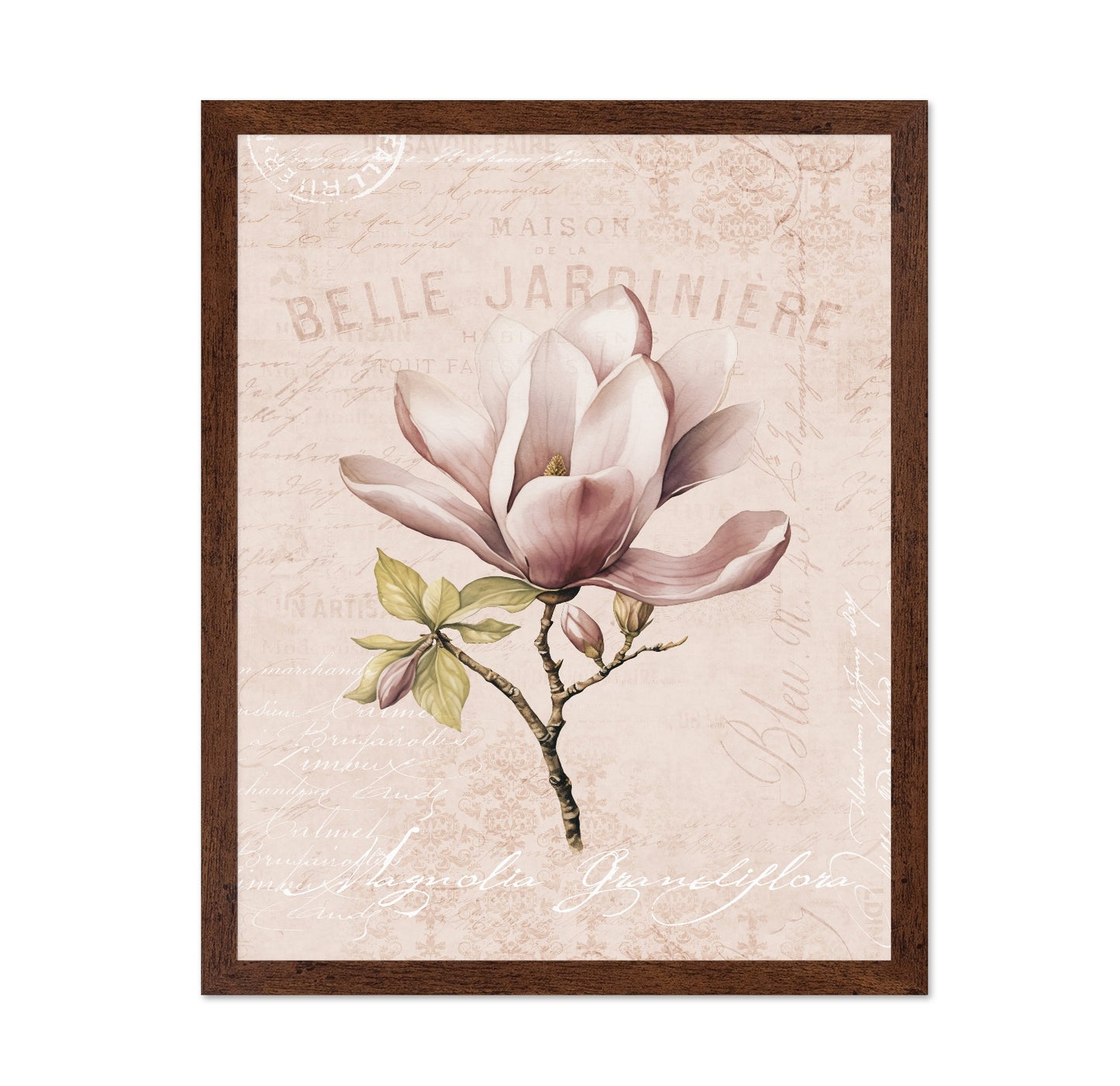 Vintage Magnolia Bloom