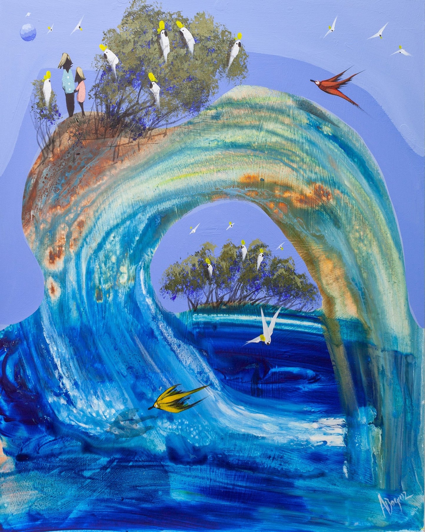 Surreal Ocean Wave