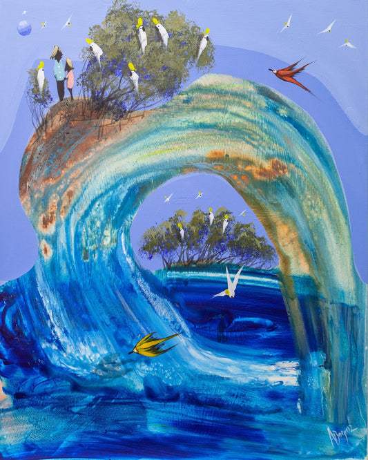 Surreal Ocean Wave