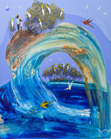 Surreal Ocean Wave