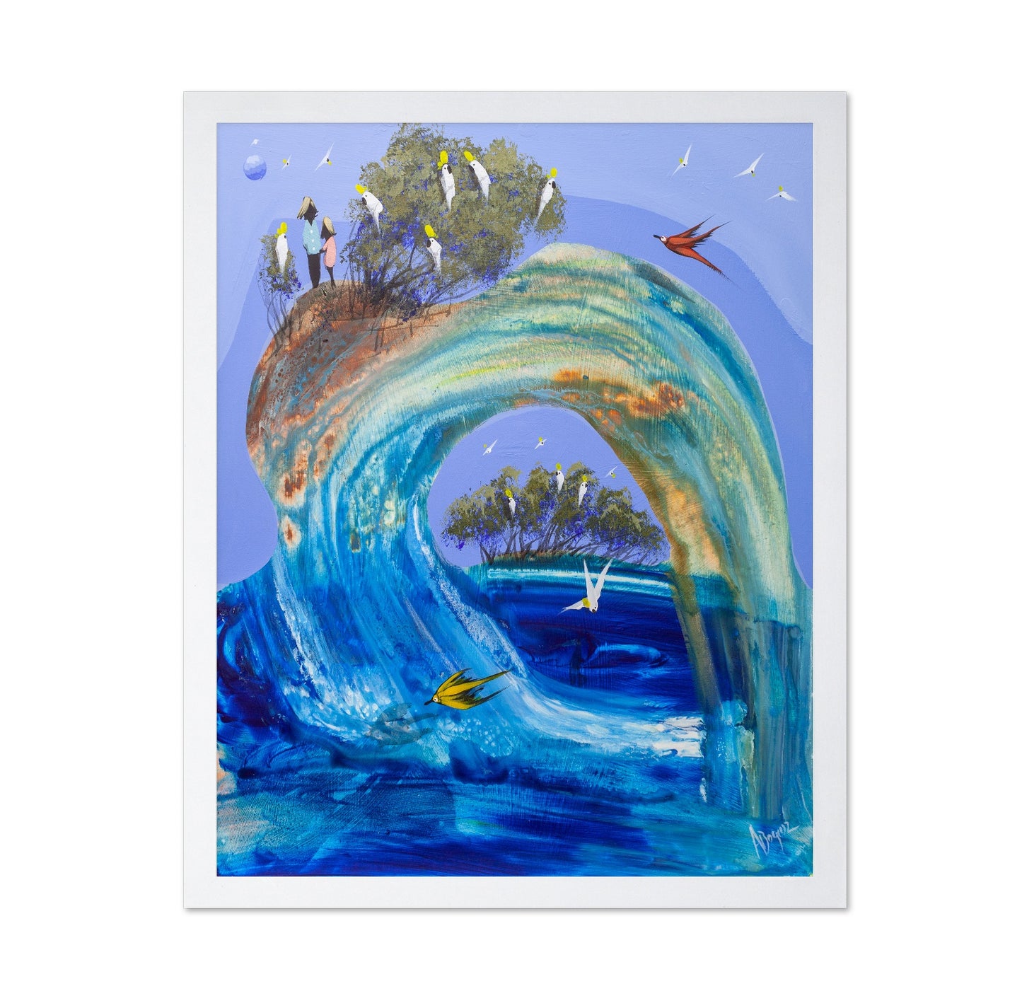 Surreal Ocean Wave