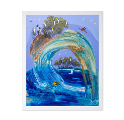 Surreal Ocean Wave