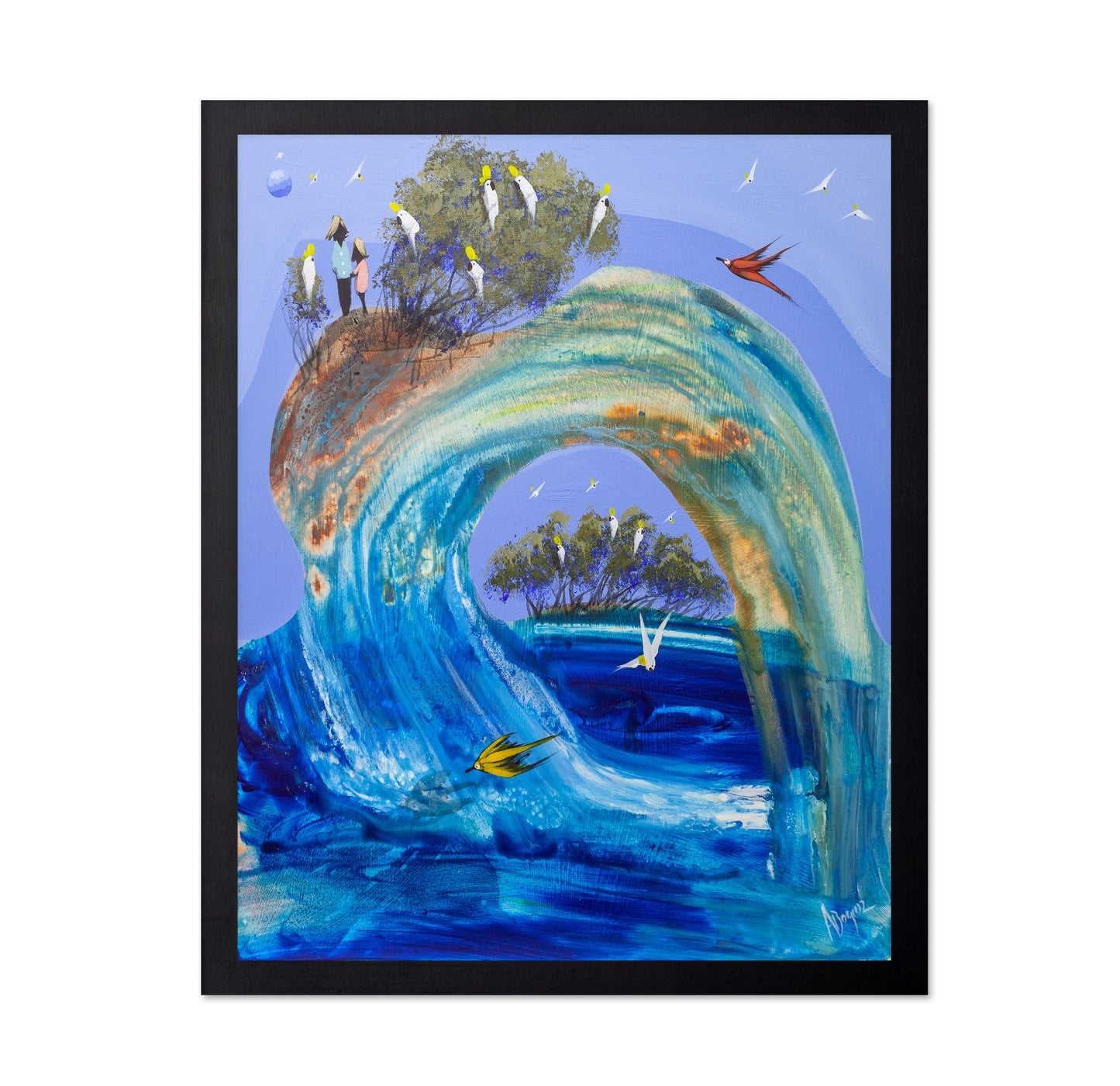 Surreal Ocean Wave