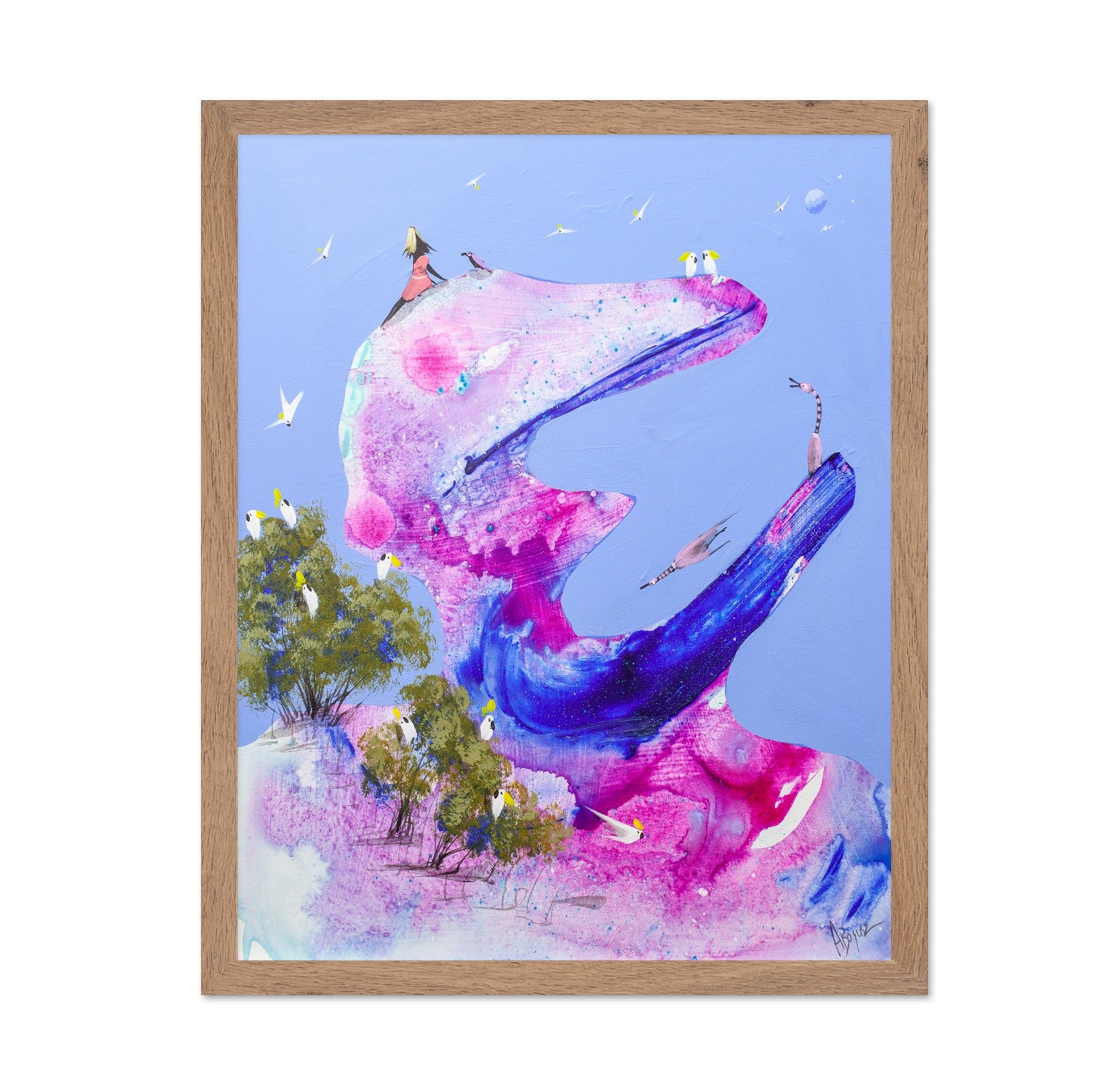 Whimsical Whale Birds