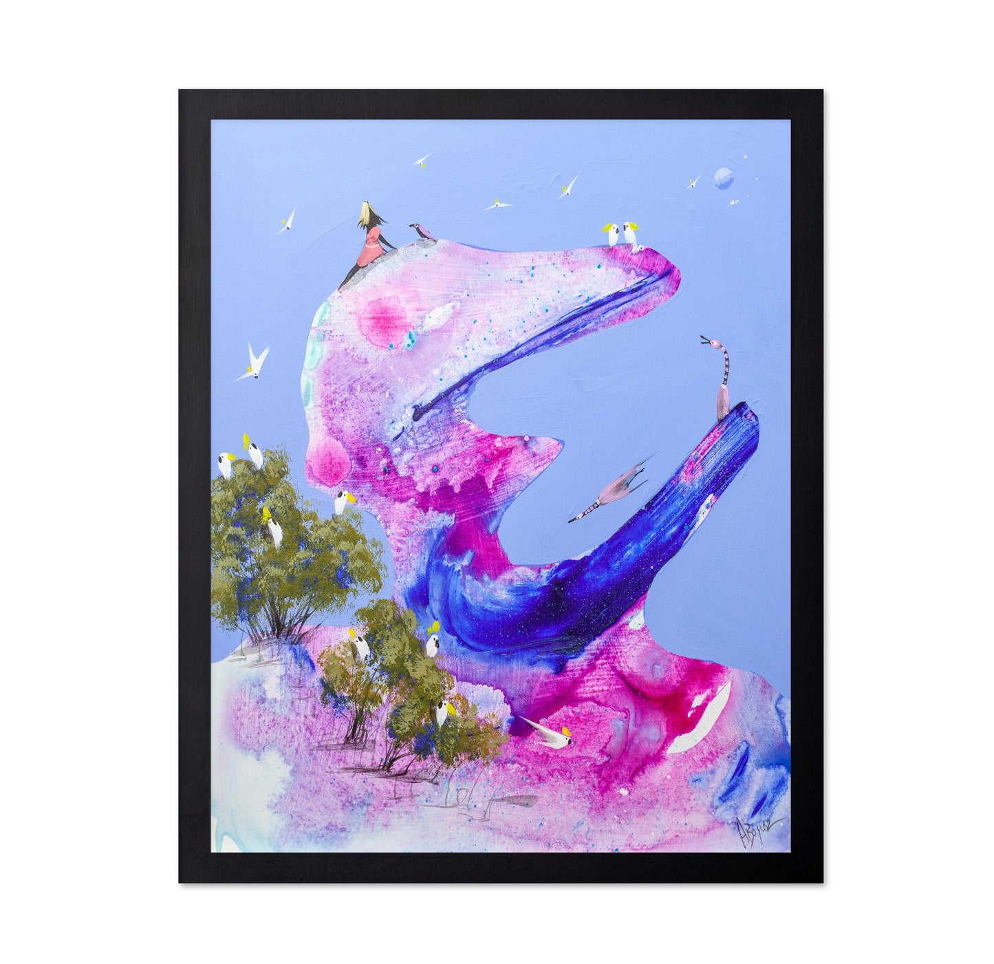 Whimsical Whale Birds