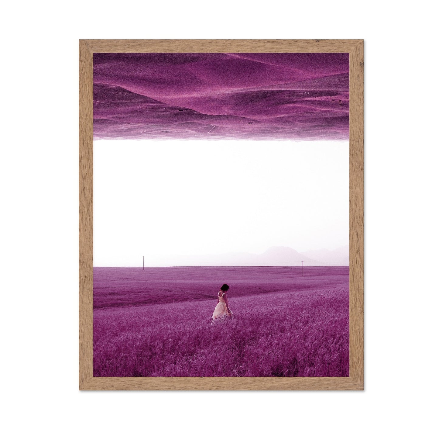 Woman In Purple Field