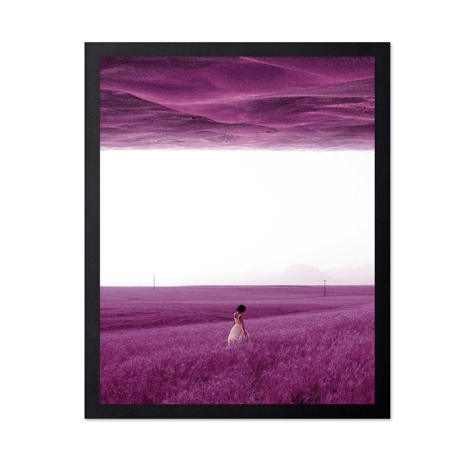 Woman In Purple Field