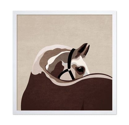 Brown Horse Closeup