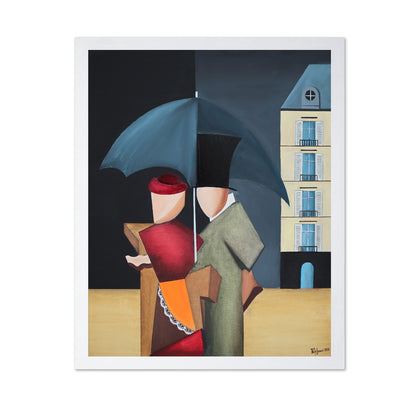 Couple With Umbrella