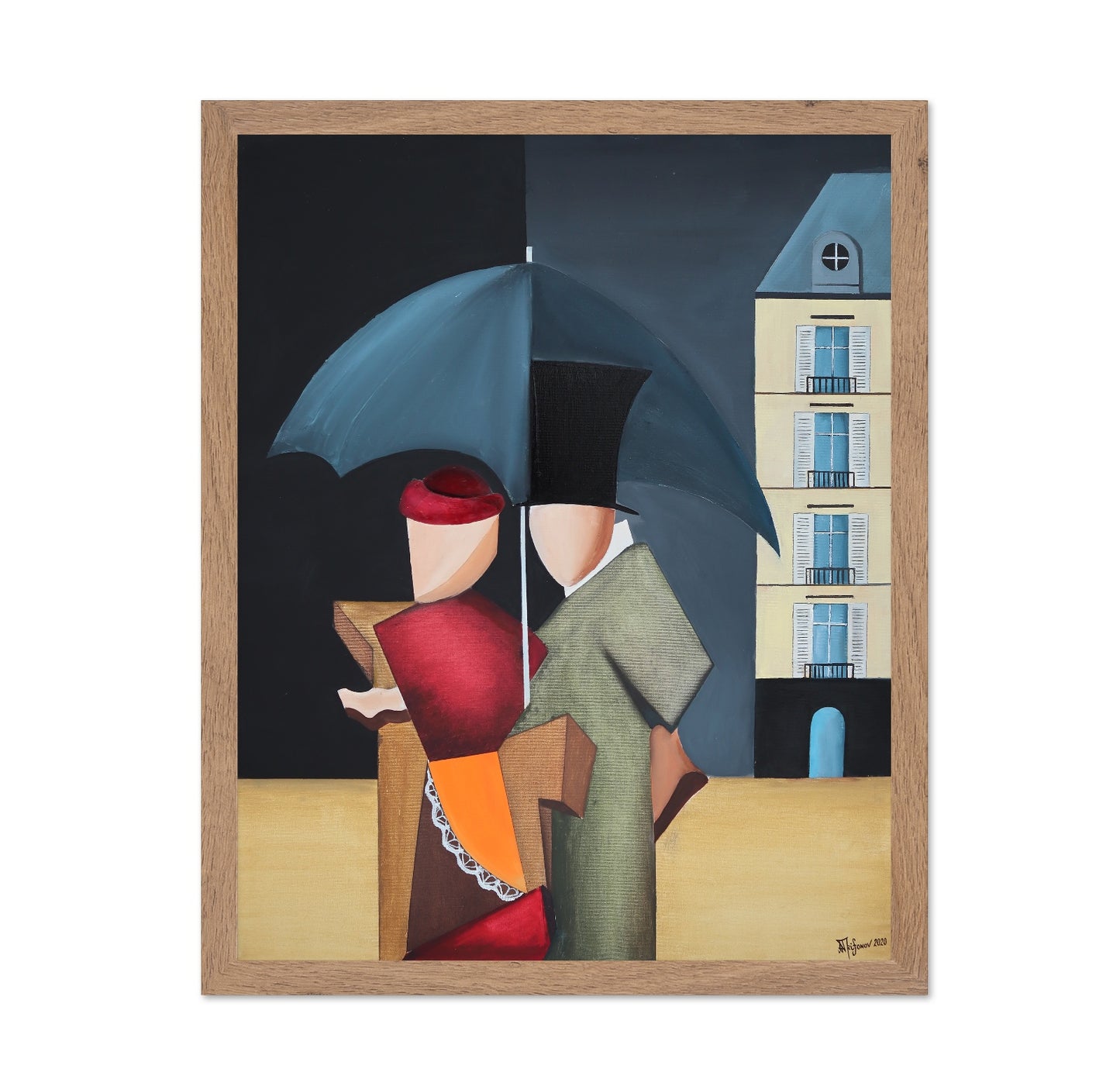 Couple With Umbrella