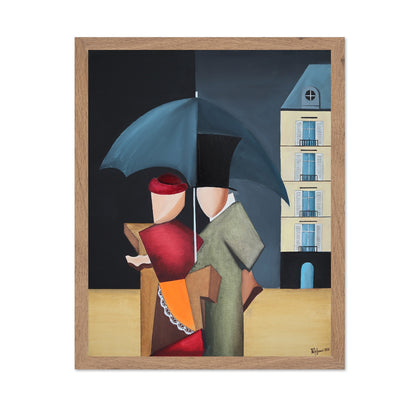 Couple With Umbrella