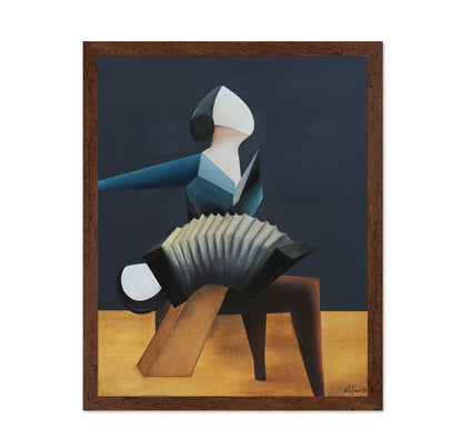Accordion Player Figure