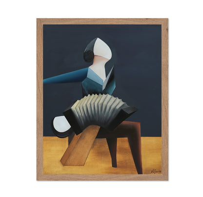Accordion Player Figure
