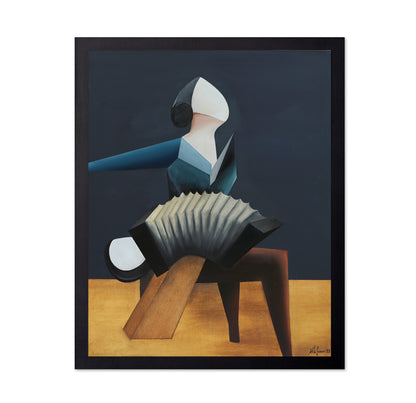 Accordion Player Figure