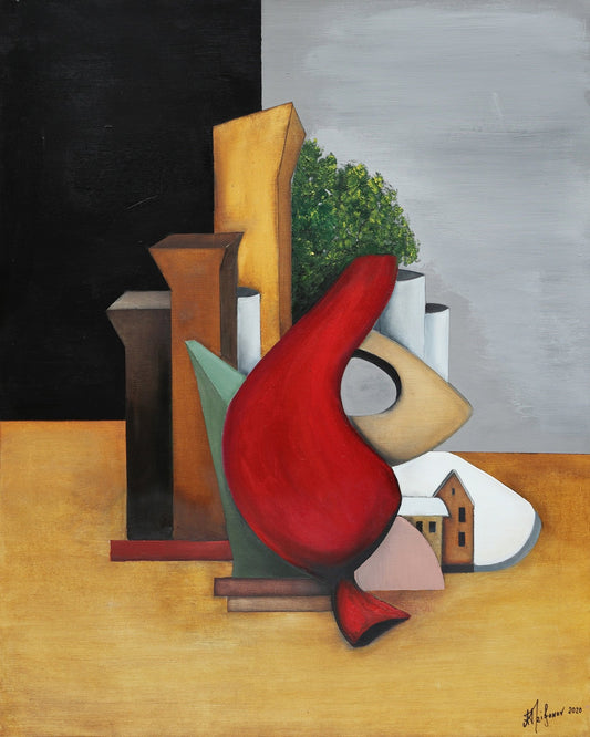 Red Abstract Figure No1