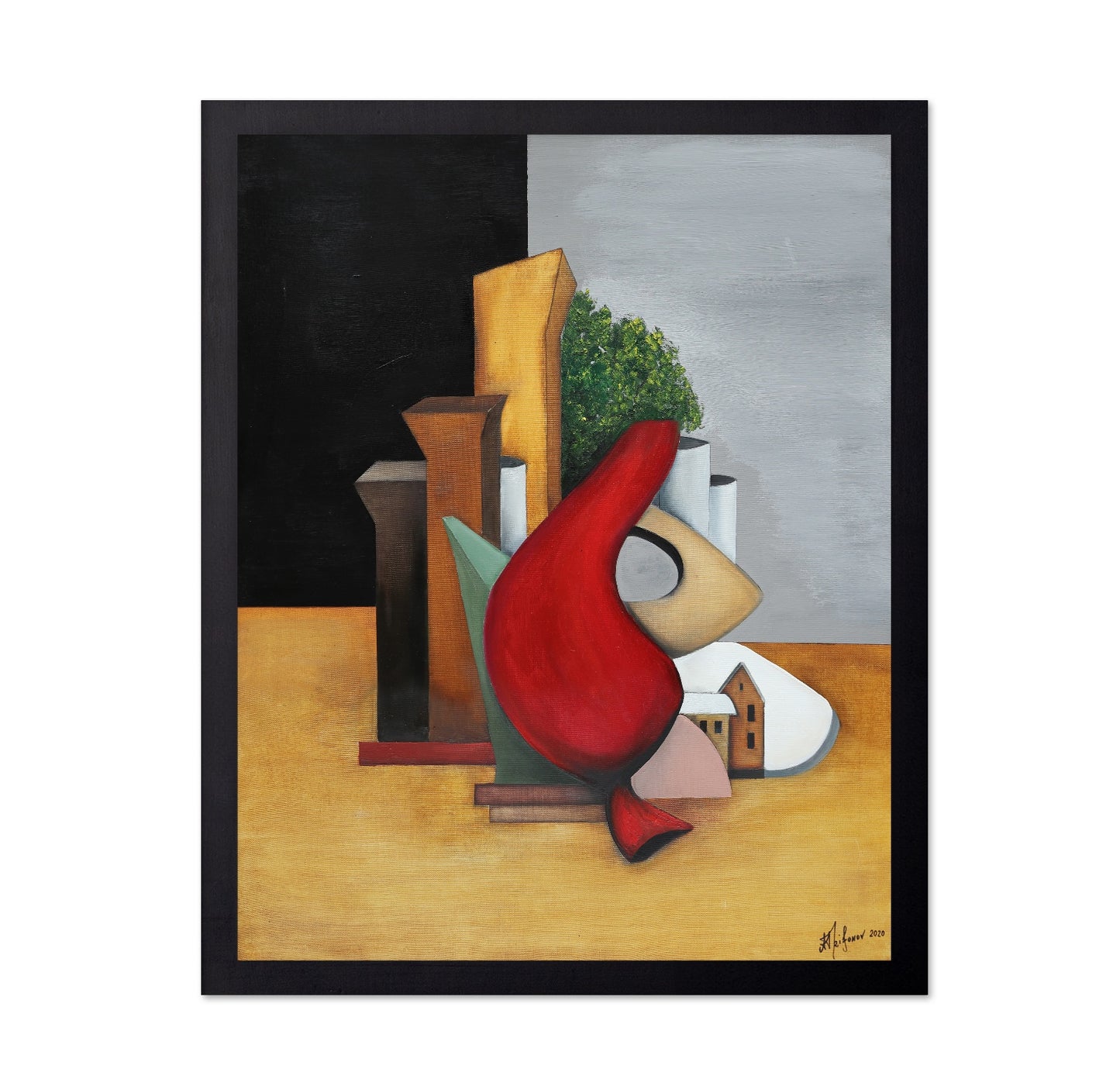 Red Abstract Figure No1