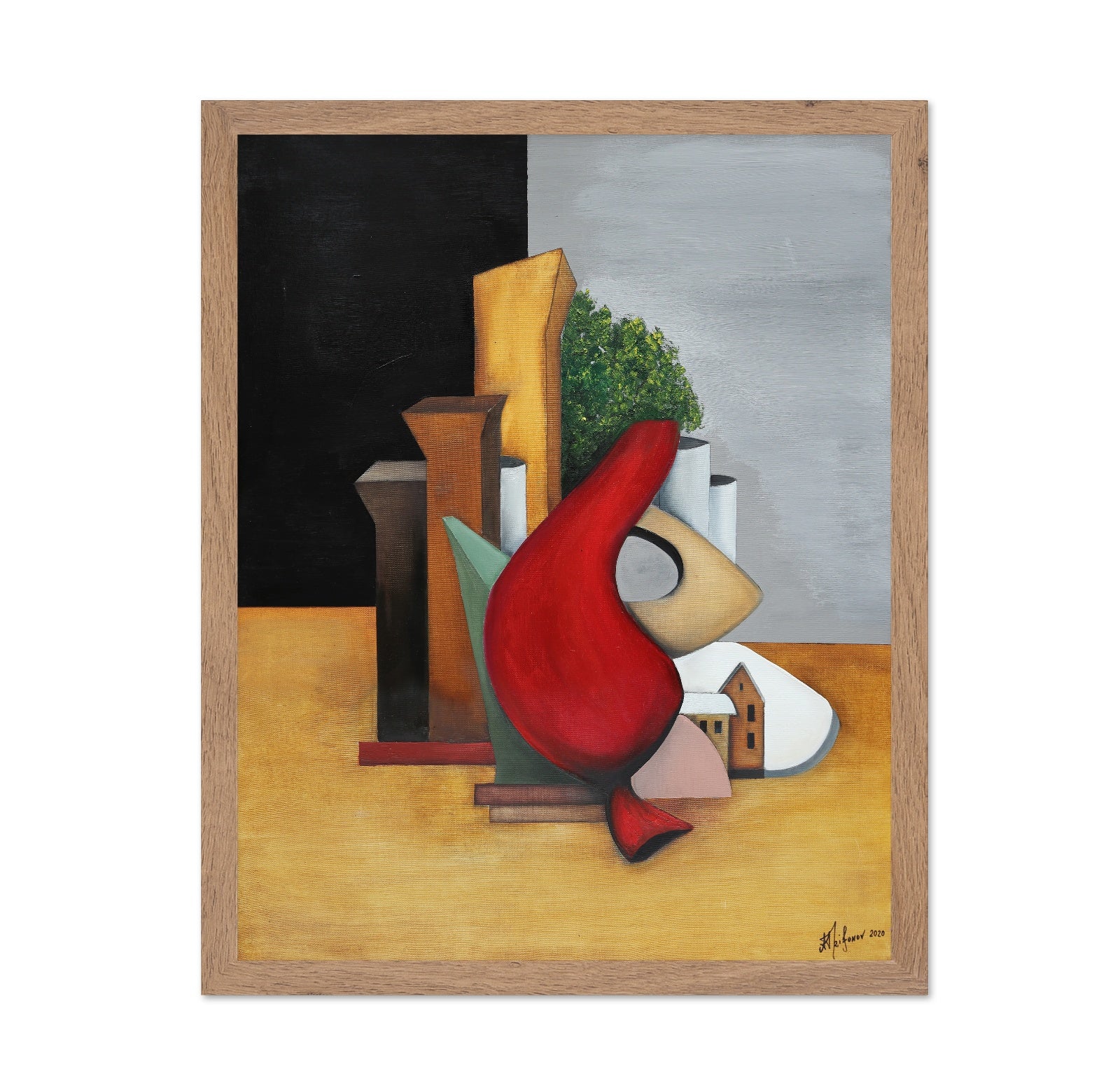 Red Abstract Figure No1