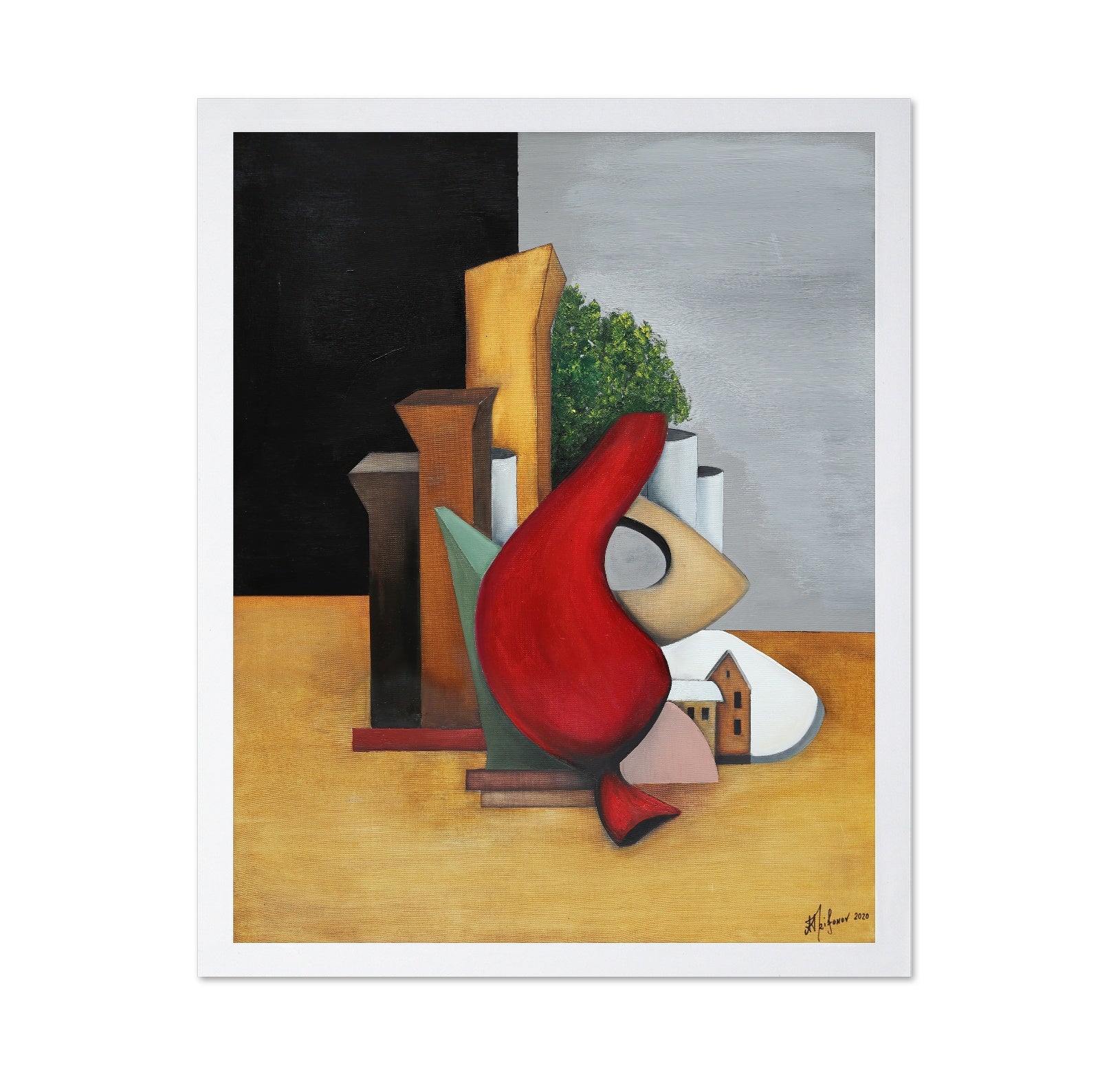 Red Abstract Figure No1
