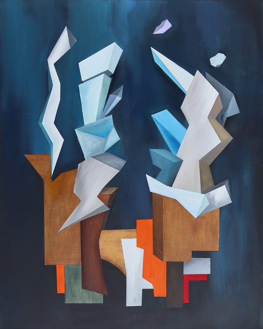 Blue Abstract Forms