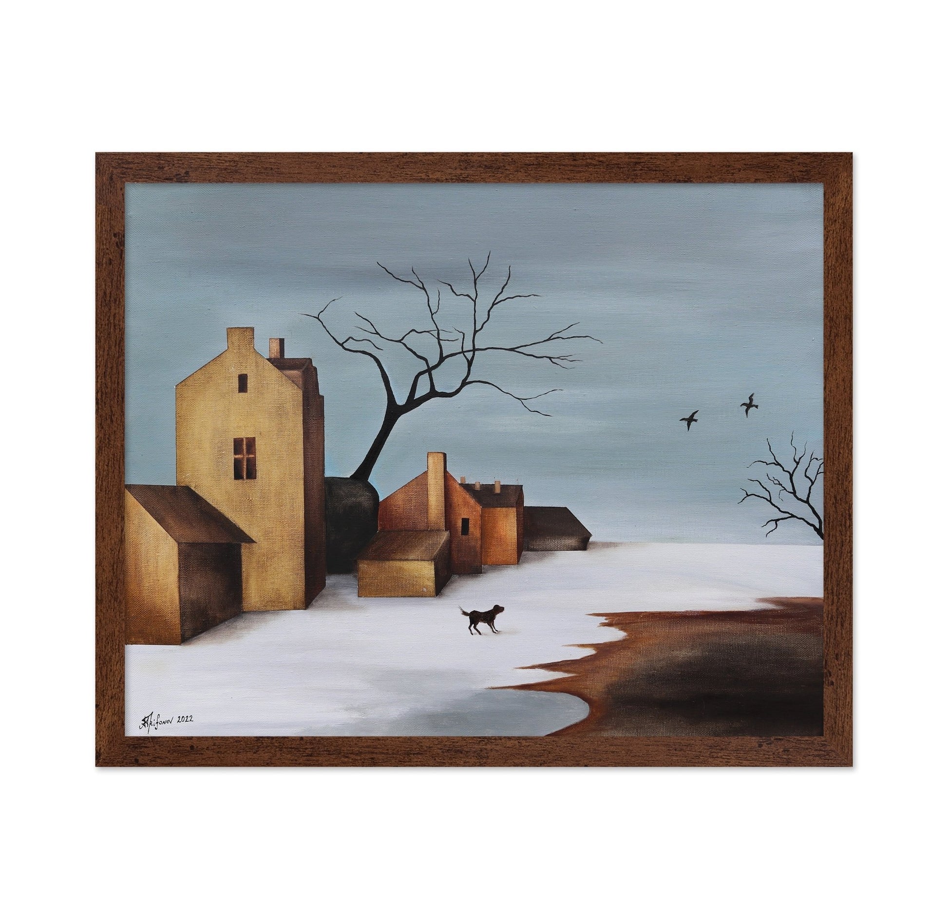 Quiet Winter Village