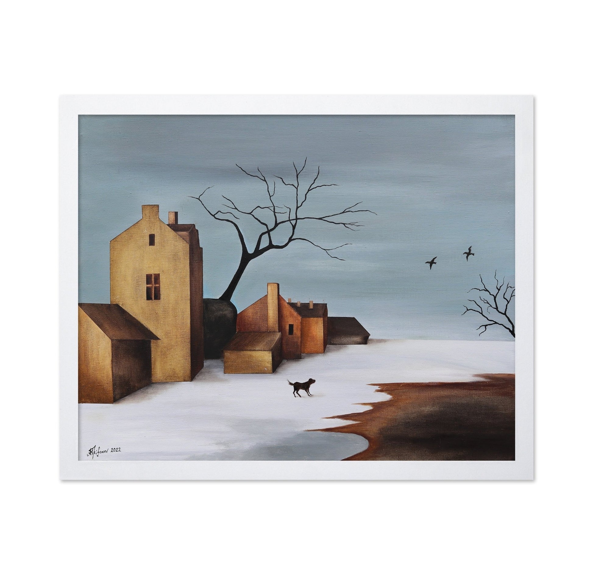 Quiet Winter Village