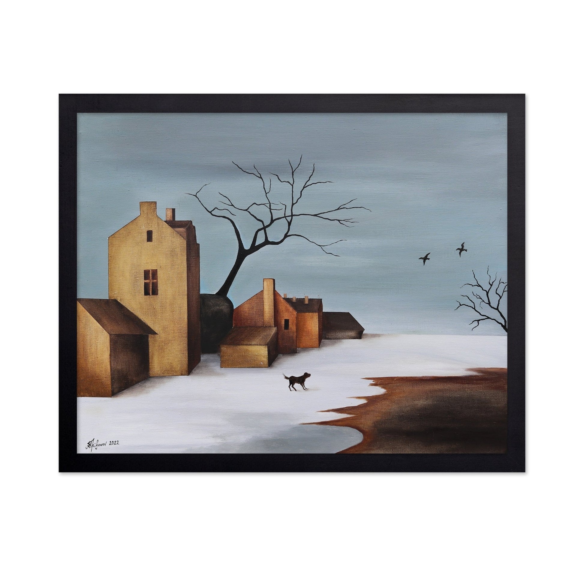 Quiet Winter Village