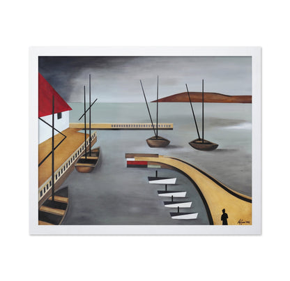 Harbor Boats Scene No2