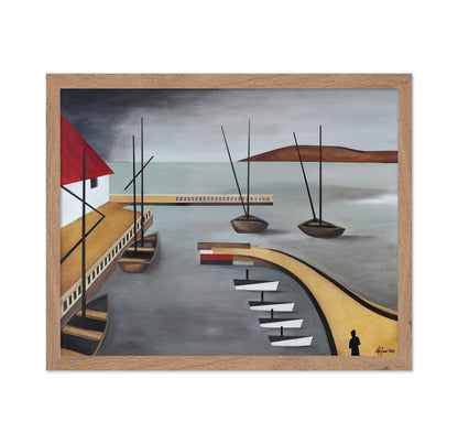 Harbor Boats Scene No2