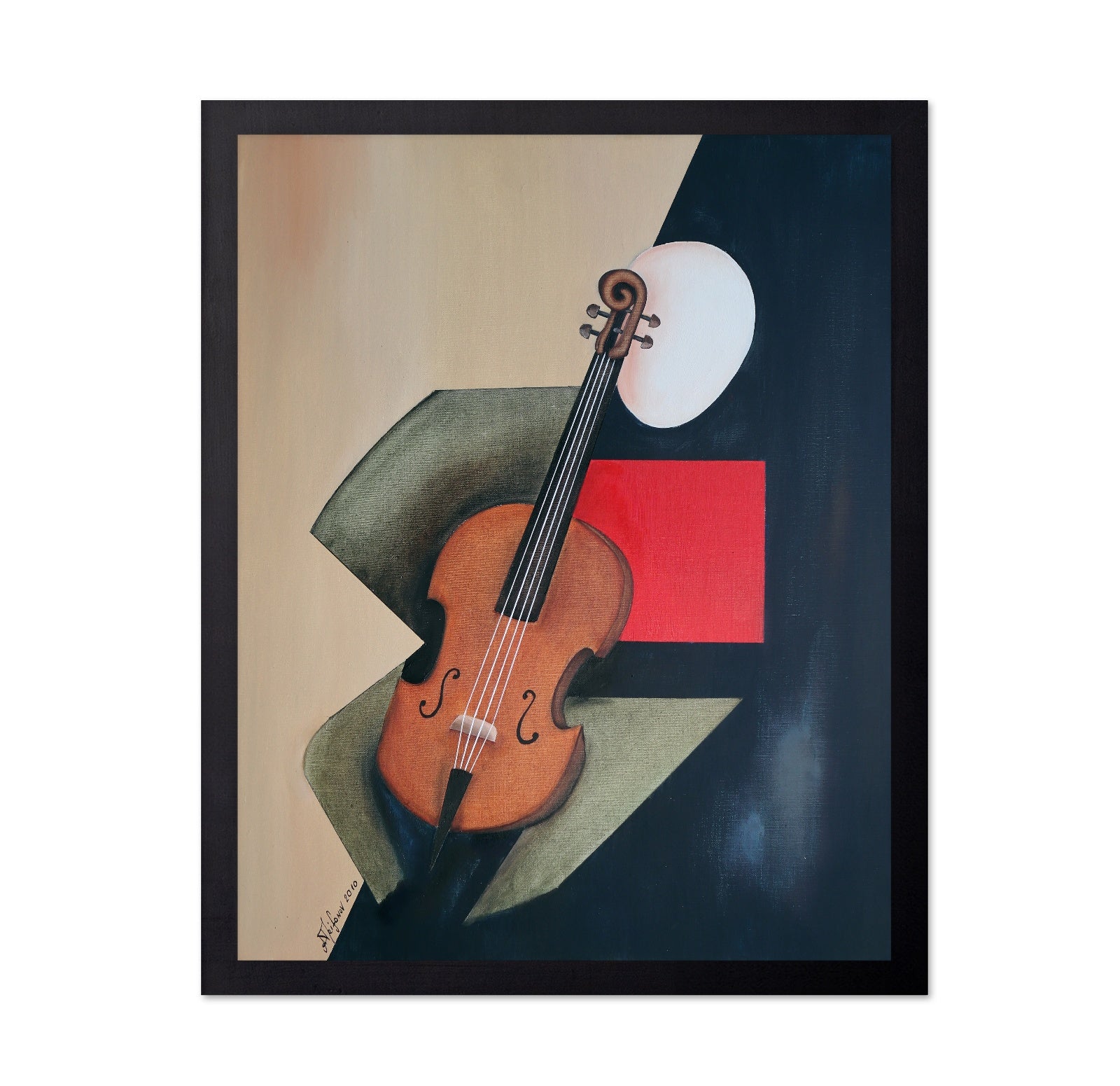 Abstract Violin Form