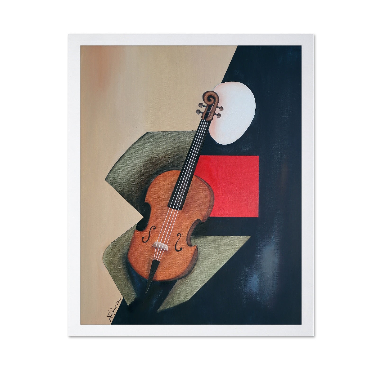 Abstract Violin Form