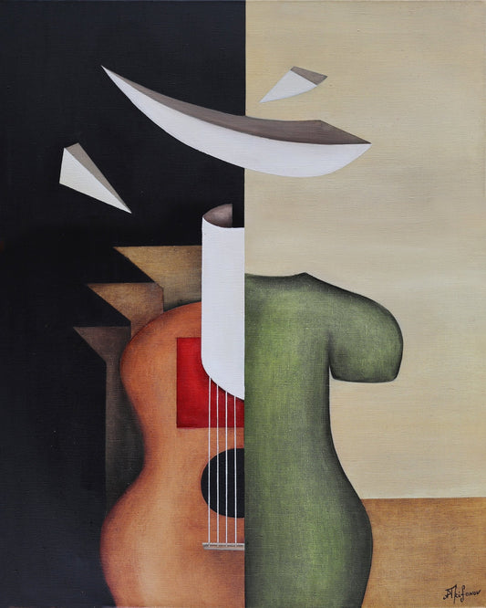Abstract Guitar Portrait