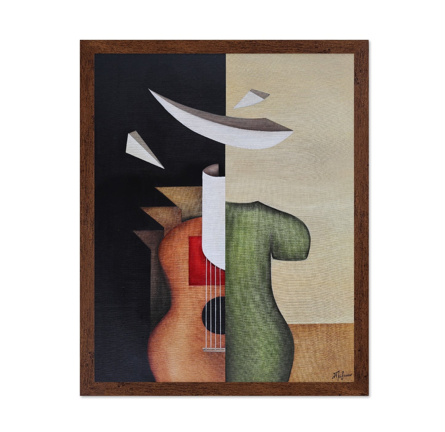 Abstract Guitar Portrait